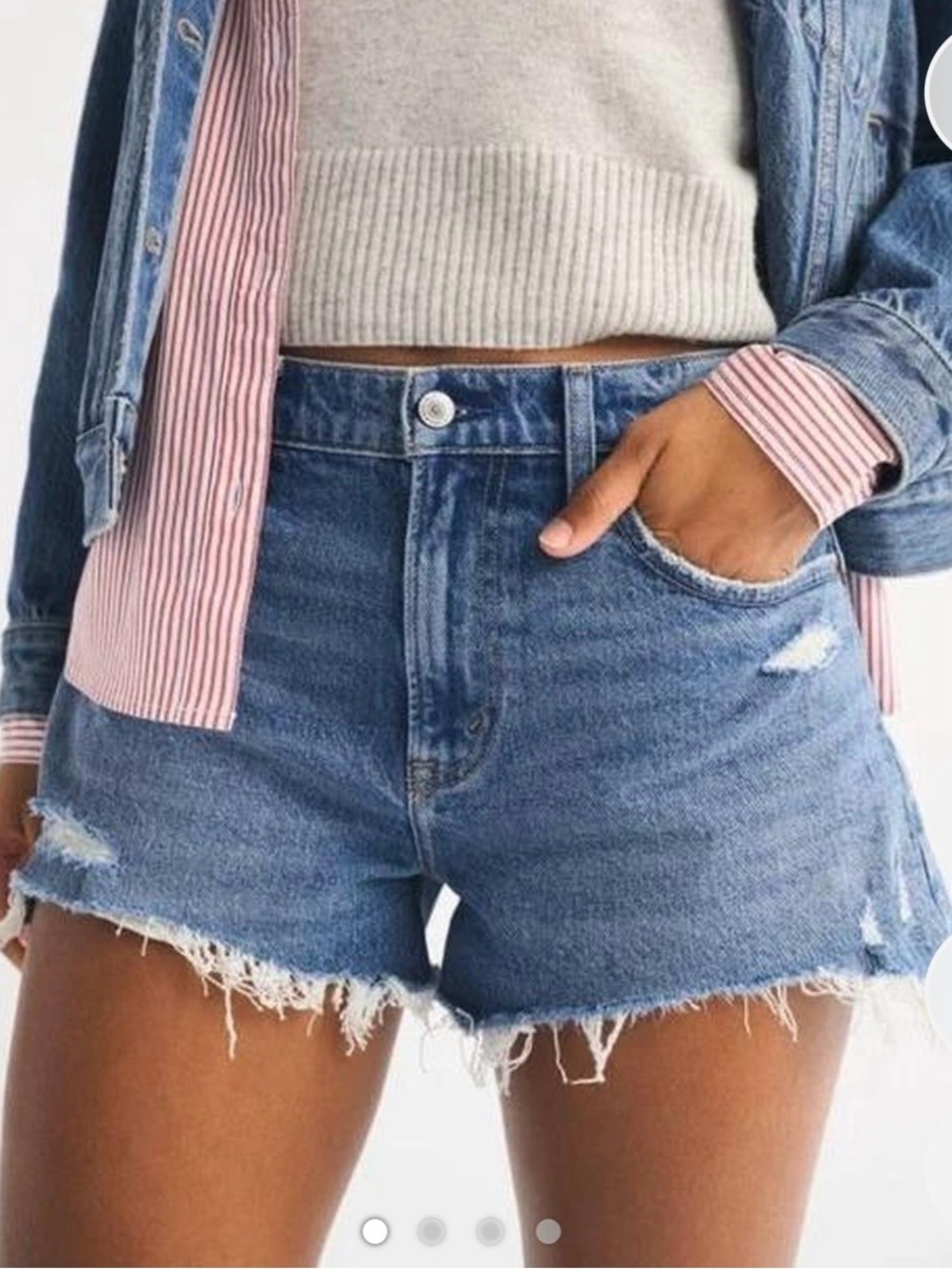 Abercrombie & Fitch The Mom Short High Rise